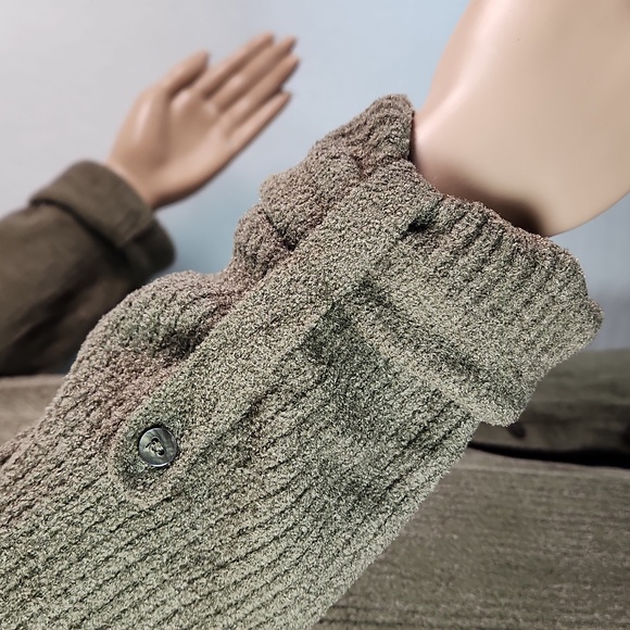 BAREFOOT DREAMS Cozy Chic Ultra Lite Women's Cover Up Cardigan, Size M, Flawless - Picture 8 of 17